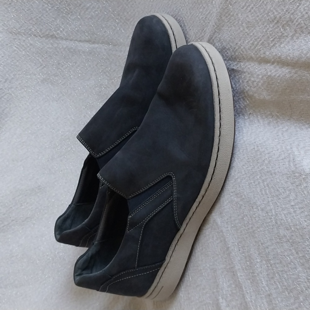 Dansko Nubuck Blue leather slip-on shoes Size 46